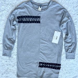 Super Chic above the knee gray dress - Brand New with Tags - Womens Size Small